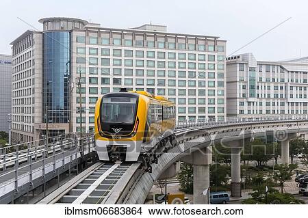 A Maglev train at Seoul Incheon Airport (ICN) in South Korea View Large Photo Image Picture - A Maglev train at Seoul Incheon Airport (ICN) in South Korea. Fotosearch