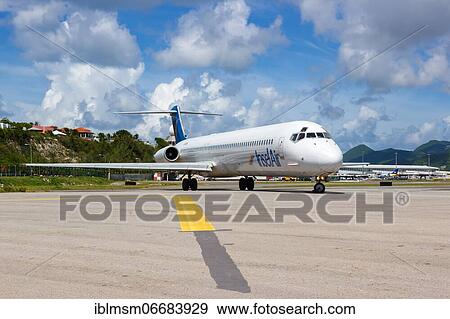 A McDonnell Douglas MD-83 of Insel Air with the registration PJ-MDF at the airport of St. Maarten View Large Photo Image Stock Photo - A McDonnell Douglas MD-83 of Insel Air with the registration PJ-MDF at the airport of St. Maarten. Fotosearch