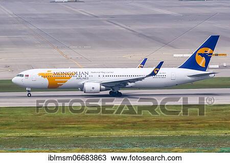 A Mongolian Airlines Boeing 767-300ER with registration number JU-1021 at Seoul Incheon International Airport (ICN) in South Korea View Large Photo Image Stock Image - A Mongolian Airlines Boeing 767-300ER with registration number JU-1021 at Seoul Incheon International Airport (ICN) in South Korea. Fotosearch