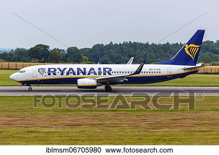 A Ryanair Boeing 737-800 aircraft with registration number EI-EBA at London Airport, United Kingdom, Europe View Large Photo Image Stock Image - A Ryanair Boeing 737-800 aircraft with registration number EI-EBA at London Airport, United Kingdom, Europe. Fotosearch