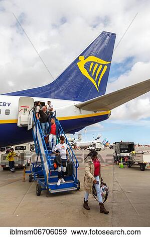 A Ryanair Boeing 737-800 aircraft with registration EI-EBV at Tenerife South Airport (TFS) in Tenerife, Spain, Europe View Large Photo Image Stock Photo - A Ryanair Boeing 737-800 aircraft with registration EI-EBV at Tenerife South Airport (TFS) in Tenerife, Spain, Europe. Fotosearch
