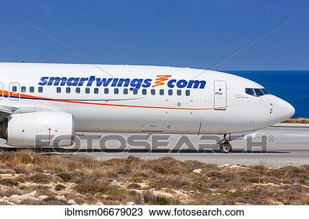 A Smartwings Boeing 737-800 with the registration OK-TVX at Heraklion Airport (HER) in Greece View Large Photo Image Stock Image - A Smartwings Boeing 737-800 with the registration OK-TVX at Heraklion Airport (HER) in Greece. Fotosearch