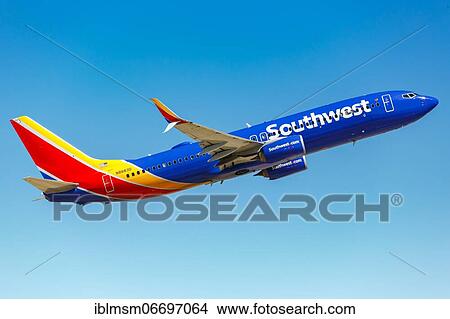 A Southwest Airlines Boeing 737-800 aircraft with registration number N8683D takes off from Phoenix Airport, U. S View Large Photo Image Picture - A Southwest Airlines Boeing 737-800 aircraft with registration number N8683D takes off from Phoenix Airport, U. S. Fotosearch