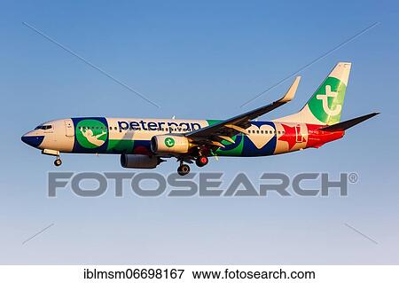 A Transavia Boeing 737-800 with the registration number PH-HSI with the special livery Peter Pan at Athens Airport, Greece, Europe View Large Photo Image Stock Photo - A Transavia Boeing 737-800 with the registration number PH-HSI with the special livery Peter Pan at Athens Airport, Greece, Europe. Fotosearch