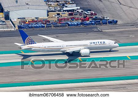 A United Airlines Boeing 787-9 Dreamliner aircraft with registration number N19951 at Los Angeles Airport, U. S View Large Photo Image Stock Photo - A United Airlines Boeing 787-9 Dreamliner aircraft with registration number N19951 at Los Angeles Airport, U. S. Fotosearch