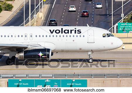 A Volaris Airbus A320 aircraft with registration XA-VLX at Phoenix Airport, USA, North America View Large Photo Image Stock Photo - A Volaris Airbus A320 aircraft with registration XA-VLX at Phoenix Airport, USA, North America. Fotosearch