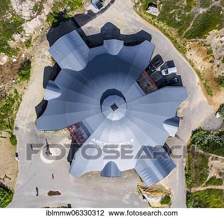 Aerial view, bird's eye view, visitor center, Arctic Circle Center, at the Arctic Circle, Saltfjellet, Rana, Nordland, Norway, Europe View Large Photo Image Stock Image - Aerial view, bird's eye view, visitor center, Arctic Circle Center, at the Arctic Circle, Saltfjellet, Rana, Nordland, Norway, Europe. Fotosearch