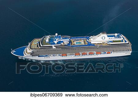Aerial view, cruise ship MS Riviera of the Oceania class, Cap Martin, department Alpes Maritimes, region Provence Alpes Cote d'Azur, France, Europe View Large Photo Image Stock Photo - Aerial view, cruise ship MS Riviera of the Oceania class, Cap Martin, department Alpes Maritimes, region Provence Alpes Cote d'Azur, France, Europe. Fotosearch