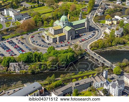 aerial view, Galway Cathedral, Galway, County Clare, Ireland, Europe View Large Photo Image Stock Image - aerial view, Galway Cathedral, Galway, County Clare, Ireland, Europe. Fotosearch