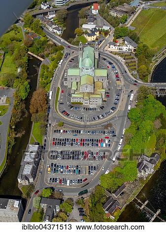 aerial view, Galway Cathedral, Galway, County Clare, Ireland, Europe View Large Photo Image Stock Image - aerial view, Galway Cathedral, Galway, County Clare, Ireland, Europe. Fotosearch