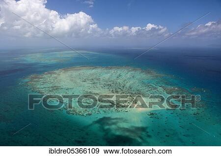 Aerial view Great Barrier Reef, Queensland, Australia, Oceania View Large Photo Image Stock Photo - Aerial view Great Barrier Reef, Queensland, Australia, Oceania. Fotosearch