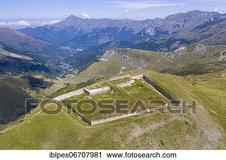 Aerial view of Fort Pernante at an altitude of 2115 meters, located on the border between France and Italy at the Tende Pass, Colle di Tenda, Col de Tende, Departement Alpes-Maritimes, Region Provence-Alpes-Cote d'Azur, France, Europe View Large Photo Image Stock Image - Aerial view of Fort Pernante at an altitude of 2115 meters, located on the border between France and Italy at the Tende Pass, Colle di Tenda, Col de Tende, Departement Alpes-Maritimes, Region Provence-Alpes-Cote d'Azur, France, Europe. Fotosearch