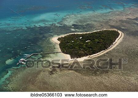 Aerial view of Green Island, Great Barrier Reef, Queensland, Australia, Oceania View Large Photo Image Stock Image - Aerial view of Green Island, Great Barrier Reef, Queensland, Australia, Oceania. Fotosearch