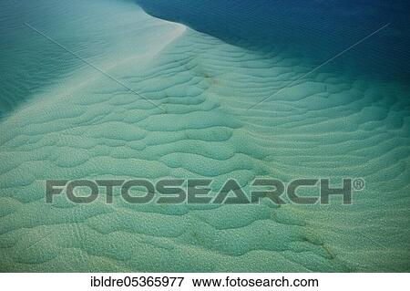 Stock Photo - Aerial view of Moreton Bay, Brisbane, Australia, Oceania. Fotosearch