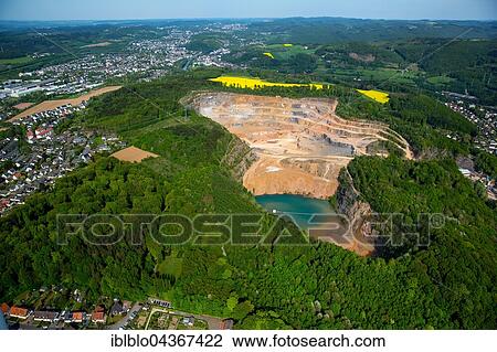 Aerial view, quarry, Hohenlimburg, Hagen, Ruhr district, North Rhine-Westphalia, Germany, Europe View Large Photo Image Stock Image - Aerial view, quarry, Hohenlimburg, Hagen, Ruhr district, North Rhine-Westphalia, Germany, Europe. Fotosearch