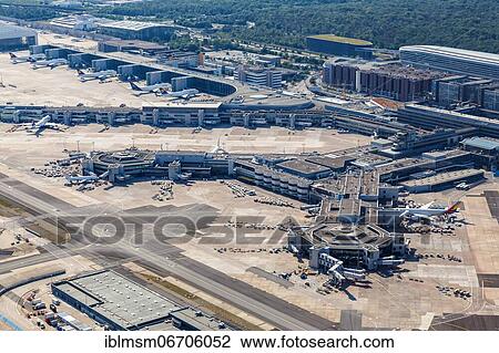 Aerial view Terminal 1 and Lufthansa aircraft at Frankfurt FRA Airport during the Corona Virus COVID-19 in Frankfurt, Germany, Europe View Large Photo Image Stock Image - Aerial view Terminal 1 and Lufthansa aircraft at Frankfurt FRA Airport during the Corona Virus COVID-19 in Frankfurt, Germany, Europe. Fotosearch