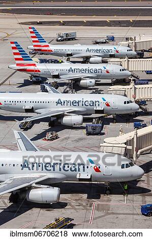 Airbus A320 aircraft of American Airlines with registration N663AW at Phoenix Airport, USA, North America View Large Photo Image Stock Photo - Airbus A320 aircraft of American Airlines with registration N663AW at Phoenix Airport, USA, North America. Fotosearch