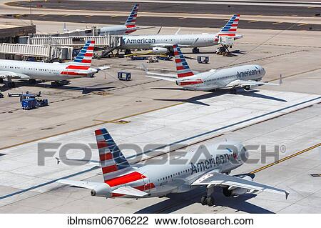 Airbus and Boeing aircraft of American Airlines at Phoenix Airport, USA, North America View Large Photo Image Stock Image - Airbus and Boeing aircraft of American Airlines at Phoenix Airport, USA, North America. Fotosearch