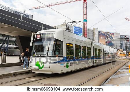 Airport with a tram Tramway of the Glattalbahn in Zurich, Switzerland, Europe View Large Photo Image Picture - Airport with a tram Tramway of the Glattalbahn in Zurich, Switzerland, Europe. Fotosearch