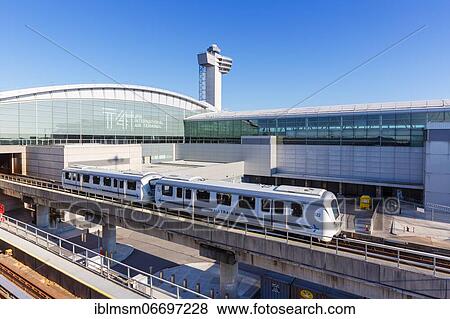 Airtrain train at New York John F Kennedy (JFK) Airport, USA, North America View Large Photo Image Stock Photo - Airtrain train at New York John F Kennedy (JFK) Airport, USA, North America. Fotosearch