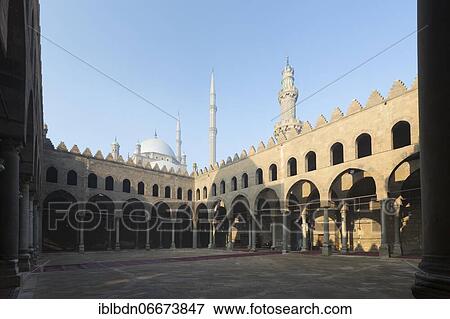 Al Nasir Mohammed mosque, Cairo citadel, Cairo, Egypt, Africa View Large Photo Image Stock Photo - Al Nasir Mohammed mosque, Cairo citadel, Cairo, Egypt, Africa. Fotosearch