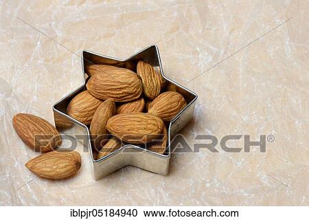 Almonds in cookie cutter( Prunus dulcis), sweet almond View Large Photo Image Stock Image - Almonds in cookie cutter( Prunus dulcis), sweet almond. Fotosearch