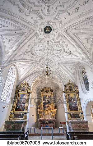 Altar in the side aisle, Church of Saint Sylvester, Schwabing, Munich, Upper Bavaria, Bavaria, Germany, Europe View Large Photo Image Stock Photo - Altar in the side aisle, Church of Saint Sylvester, Schwabing, Munich, Upper Bavaria, Bavaria, Germany, Europe. Fotosearch