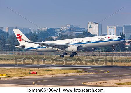 An Air China A330-300 aircraft with registration number B-5913 at Beijing Airport, China, Asia View Large Photo Image Stock Image - An Air China A330-300 aircraft with registration number B-5913 at Beijing Airport, China, Asia. Fotosearch