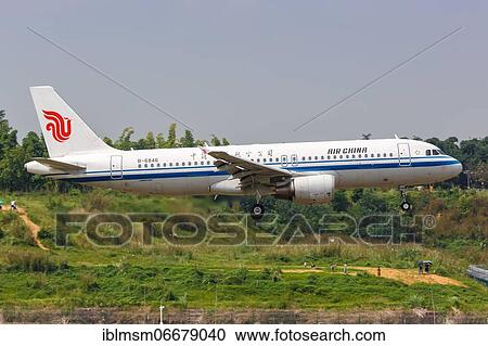 An Air China Airbus A320 aircraft with registration number B-6846 at Chengdu Airport, China, Asia View Large Photo Image Stock Image - An Air China Airbus A320 aircraft with registration number B-6846 at Chengdu Airport, China, Asia. Fotosearch
