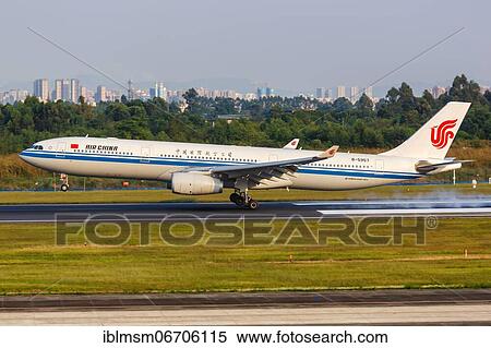 An Air China Airbus A330-300 aircraft with registration number B-5957 at Chengdu Airport, China, Asia View Large Photo Image Stock Photography - An Air China Airbus A330-300 aircraft with registration number B-5957 at Chengdu Airport, China, Asia. Fotosearch