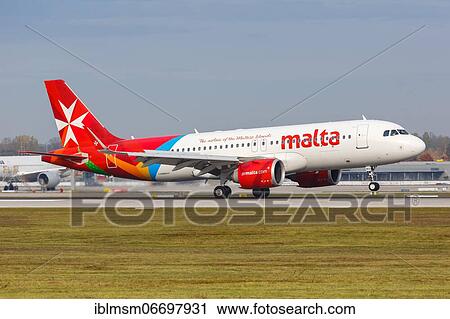 An Air Malta Airbus A320neo with registration number 9H-NEO at Munich Airport, Germany, Europe View Large Photo Image Stock Image - An Air Malta Airbus A320neo with registration number 9H-NEO at Munich Airport, Germany, Europe. Fotosearch