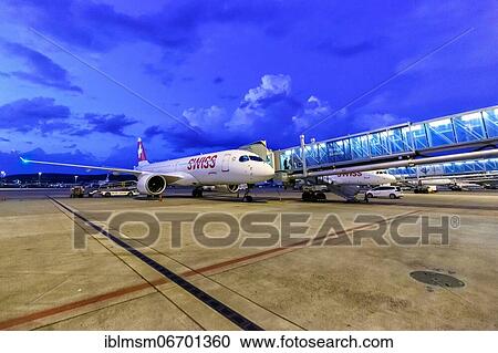 An Airbus A220-300 aircraft of Swiss with the registration HB-JCT at Zurich Airport (ZRH) in Switzerland View Large Photo Image Stock Image - An Airbus A220-300 aircraft of Swiss with the registration HB-JCT at Zurich Airport (ZRH) in Switzerland. Fotosearch