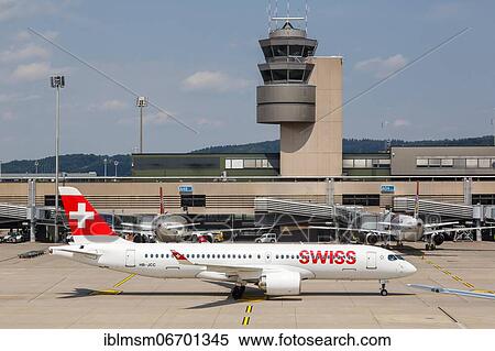 An Airbus A220-300 aircraft of Swiss with the registration HB-JCT at Zurich airport, Switzerland, Europe View Large Photo Image Stock Photography - An Airbus A220-300 aircraft of Swiss with the registration HB-JCT at Zurich airport, Switzerland, Europe. Fotosearch