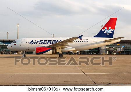 An Airbus A319 aircraft of Air Serbia with registration number YU-APK at Zurich Airport (ZRH) in Switzerland View Large Photo Image Stock Photo - An Airbus A319 aircraft of Air Serbia with registration number YU-APK at Zurich Airport (ZRH) in Switzerland. Fotosearch