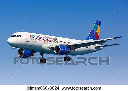 An Airbus A320 aircraft of Small Planet Airlines with registration LY-SPF at Heraklion Airport (HER) in Greece View Large Photo Image Picture - An Airbus A320 aircraft of Small Planet Airlines with registration LY-SPF at Heraklion Airport (HER) in Greece. Fotosearch