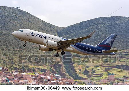 An Airbus A320 of LAN with the registration CC-BFN at Cuzco Airport, Peru, South America View Large Photo Image Stock Photo - An Airbus A320 of LAN with the registration CC-BFN at Cuzco Airport, Peru, South America. Fotosearch