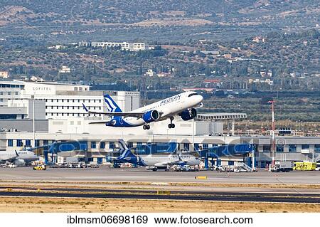 An Airbus A320neo aircraft of Aegean Airlines with registration number SX-NEB at Athens airport, Greece, Europe View Large Photo Image Stock Photo - An Airbus A320neo aircraft of Aegean Airlines with registration number SX-NEB at Athens airport, Greece, Europe. Fotosearch