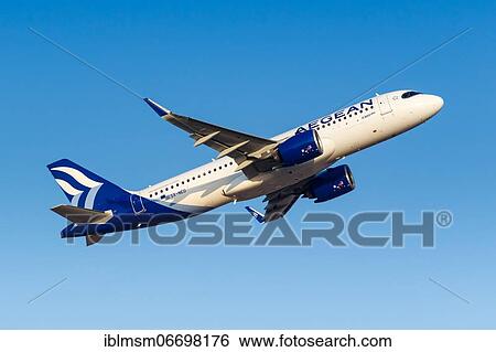 An Airbus A320neo aircraft of Aegean Airlines with registration number SX-NED at Athens airport, Greece, Europe View Large Photo Image Stock Photograph - An Airbus A320neo aircraft of Aegean Airlines with registration number SX-NED at Athens airport, Greece, Europe. Fotosearch