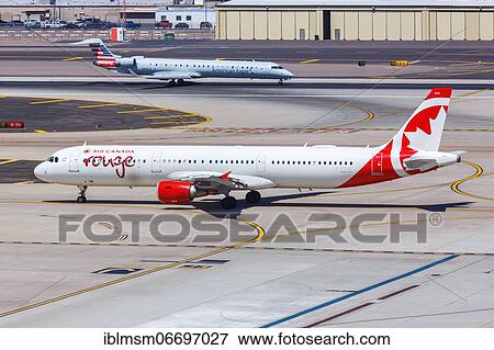 An Airbus A321 aircraft of Air Canada Rouge with registration C-FYXF at Phoenix airport, USA, North America View Large Photo Image Stock Photo - An Airbus A321 aircraft of Air Canada Rouge with registration C-FYXF at Phoenix airport, USA, North America. Fotosearch
