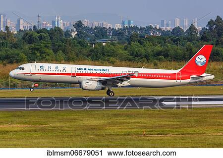An Airbus A321 aircraft of Sichuan Airlines with registration number B-6598 at Chengdu airport, China, Asia View Large Photo Image Stock Image - An Airbus A321 aircraft of Sichuan Airlines with registration number B-6598 at Chengdu airport, China, Asia. Fotosearch