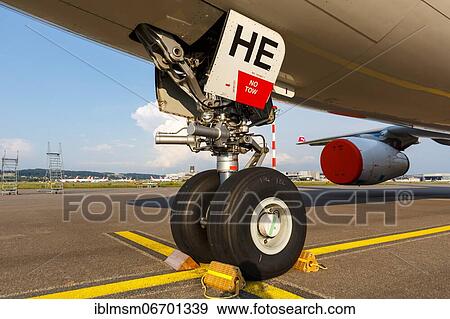 An Airbus A330-300 aircraft landing gear of Swiss with the registration HB-JHE at Zurich airport, Switzerland, Europe View Large Photo Image Stock Photo - An Airbus A330-300 aircraft landing gear of Swiss with the registration HB-JHE at Zurich airport, Switzerland, Europe. Fotosearch