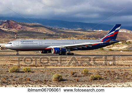 An Airbus A330-300 aircraft of Aeroflot with registration VQ-BMV at Tenerife South Airport (TFS) in Tenerife, Spain, Europe View Large Photo Image Stock Image - An Airbus A330-300 aircraft of Aeroflot with registration VQ-BMV at Tenerife South Airport (TFS) in Tenerife, Spain, Europe. Fotosearch