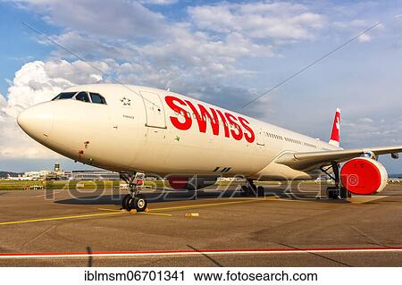 An Airbus A330-300 aircraft of Swiss with the registration HB-JHE at Zurich airport, Switzerland, Europe View Large Photo Image Stock Image - An Airbus A330-300 aircraft of Swiss with the registration HB-JHE at Zurich airport, Switzerland, Europe. Fotosearch