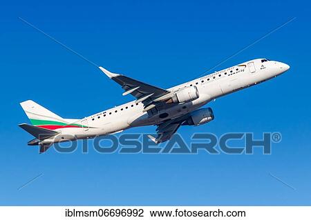 An Embraer ERJ190 of Bulgaria Air with the registration LZ-BUR at Frankfurt Airport, Germany, Europe View Large Photo Image Stock Image - An Embraer ERJ190 of Bulgaria Air with the registration LZ-BUR at Frankfurt Airport, Germany, Europe. Fotosearch