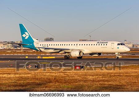 An Embraer ERJ195 of Air Dolomiti with the registration I-ADJK at Frankfurt Airport, Germany, Europe View Large Photo Image Stock Image - An Embraer ERJ195 of Air Dolomiti with the registration I-ADJK at Frankfurt Airport, Germany, Europe. Fotosearch