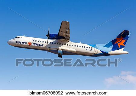 An Israir ATR 72-500 aircraft with registration number 4X-ATI at Eilat Airport, Israel, Asia View Large Photo Image Stock Image - An Israir ATR 72-500 aircraft with registration number 4X-ATI at Eilat Airport, Israel, Asia. Fotosearch
