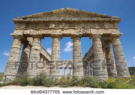 Ancient Temple of Segesta, Province of Trapani, Sicily, Italy, Europe View Large Photo Image Stock Photography - Ancient Temple of Segesta, Province of Trapani, Sicily, Italy, Europe. Fotosearch