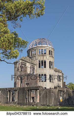 Atomic Bomb Dome, Hiroshima Peace Memorial, Hiroshima, Japan, Asia View Large Photo Image Stock Photography - Atomic Bomb Dome, Hiroshima Peace Memorial, Hiroshima, Japan, Asia. Fotosearch