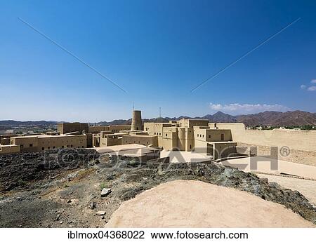 Bahla Fort, UNESCO World Heritage Site, Al Hajar al Gharbi Mountains, Ad Dakhiliyah, Oman, Asia View Large Photo Image Stock Image - Bahla Fort, UNESCO World Heritage Site, Al Hajar al Gharbi Mountains, Ad Dakhiliyah, Oman, Asia. Fotosearch