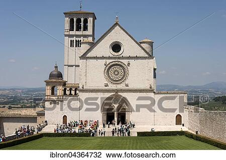 Basilica of Saint Francis of Assisi, church, Assisi, Umbria, Italy Basilica View Large Photo Image Stock Image - Basilica of Saint Francis of Assisi, church, Assisi, Umbria, Italy Basilica. Fotosearch